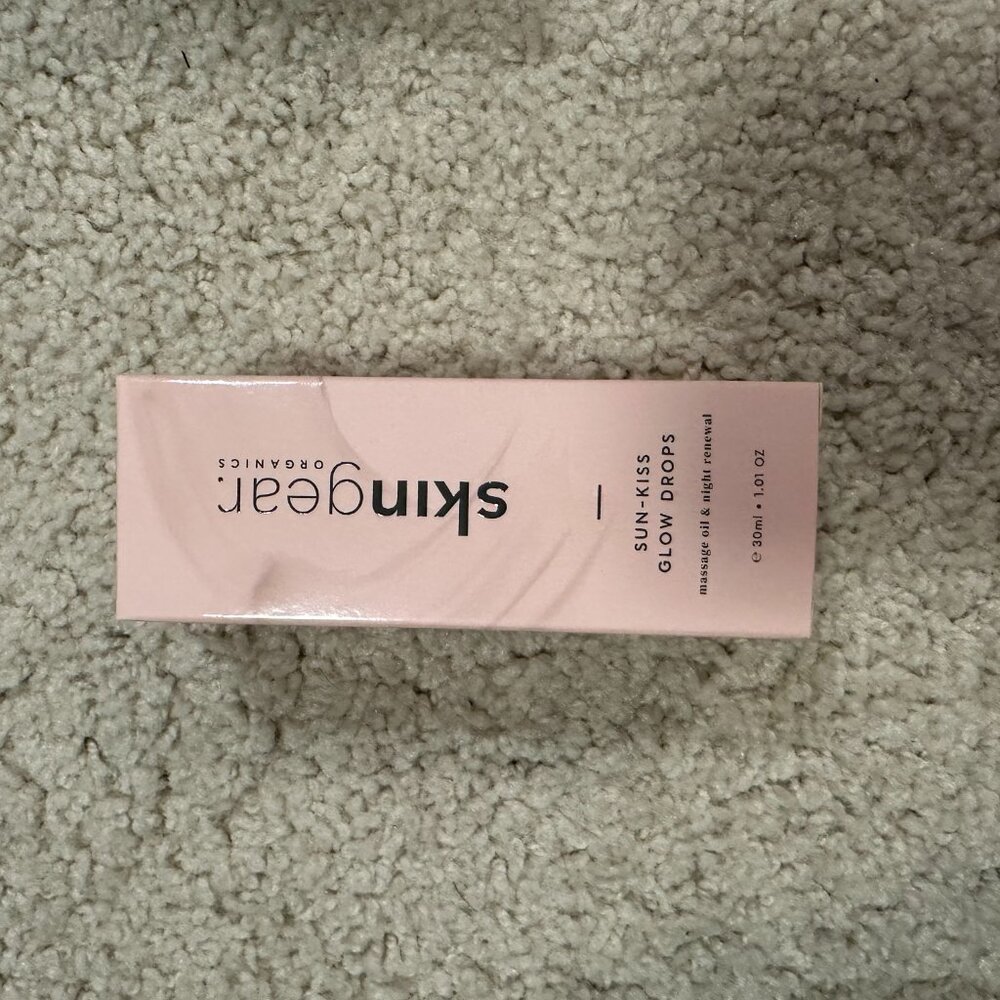 NIB Skin Gear Organics Glo Drops (sealed package) - Picture 2 of 2